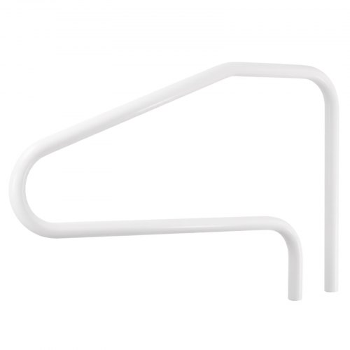 VEVOR Pool Rail, 122 x 81.3 cm Pool Handrail, 100kg Load Capacity Heavy Duty Stainless Steel Swimming Handrail, Seamless Welding, Recessed or Base Mount, for Poolside, Water Parks, Spa Centers