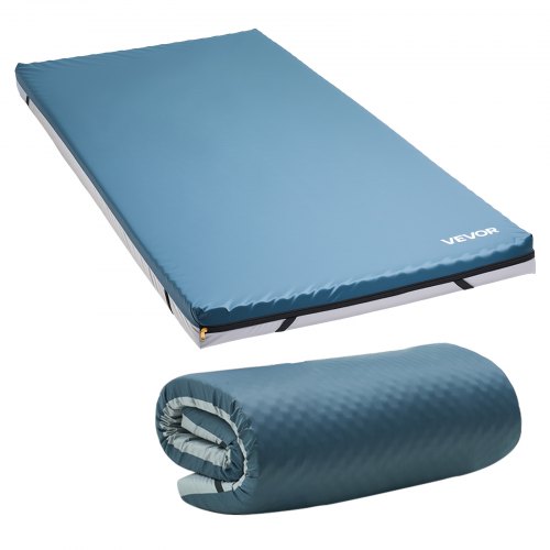VEVOR Hospital Bed Mattress, 136 kg Load, Long Term Care Pressure Redistribution Medical-Grade Dual Layer Foam Mattress, Waterproof for Bedsore Treatment Nursing Homes & Home Care, 864 x 1930 x 89 mm