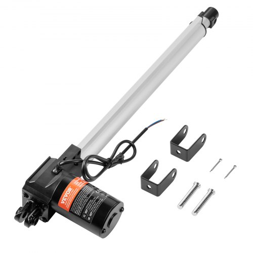 VEVOR Linear Actuator 12V 40.6 cm Heavy Duty 598.8 kg/6000N 0.5 cm/s IP44 Protection