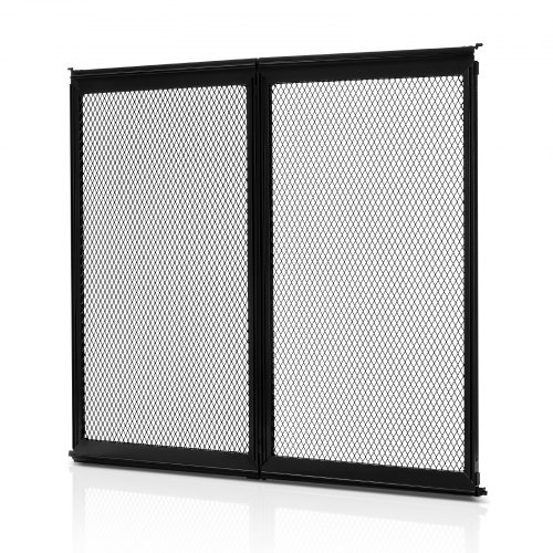 VEVOR Skyddsnät för husbil, 571,5 x 508 mm dörrgaller, lätt att installera och demontera, förstärkt andningsbart skyddsnät, ingångsskydd i aluminiumlegering för husdjur, svart