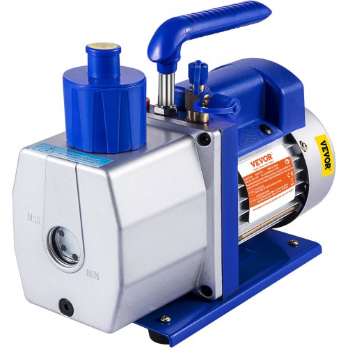 VEVOR Enstegsvakuumpump Roterande lamell 7CFM 1/2HP Djup HVAC