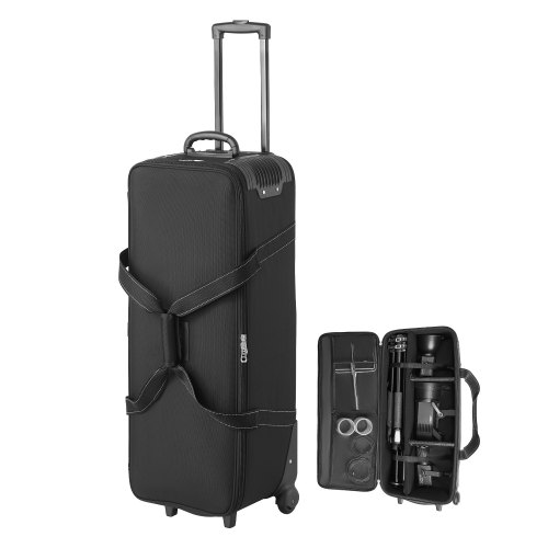 VEVOR Studioutrustningsväska 910x300x355mm (35,83 x 11,81 x 14 tum) Rullande kameraväska
