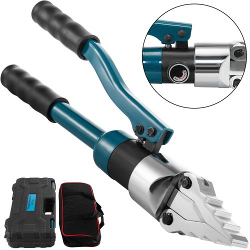 VEVOR Hydraulisk flänsspridare 8T Manuell hydraulisk flänsseparator Integrerad delad typ 30 mm flänskil 9 mm/0,35 tum spets tjockleksdelare för idrifttagning och demontering