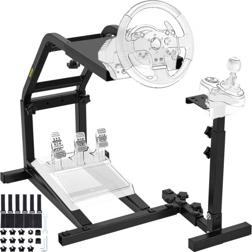VEVOR G29, G27 och G25 Racing Simulator Rattstativ GT Racing Simulator Rattstativ, Rattstöd och Pedal ingår ej