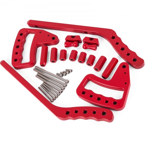 VEVOR Handtag Fram Bak Kompatibel med 2007-2017 Jeep Wrangler JK Ny