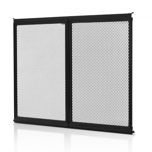 VEVOR Skyddsnät för husbil, 622,3 x 508 mm dörrgaller, lätt att installera och demontera, förstärkt andningsbart skyddsnät, ingångsskydd i aluminiumlegering för husdjur, svart