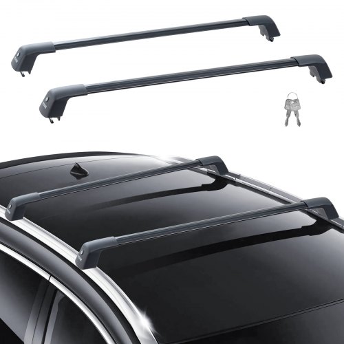 VEVOR Universal Takräcke Crossbar Max 47,6" Passar räfflade sidoskenor utan mellanrum