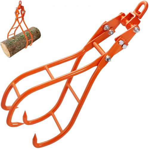 VEVOR timmerklokrok, 28 tums 4-klos stockgrip för timmertänger, svängbar stålstockningstänger, Eagle Claws-design med 2205 lbs/1000 kg lastkapacitet för traktorer, fyrhjulingar, lastbilar, gaffeltruckar