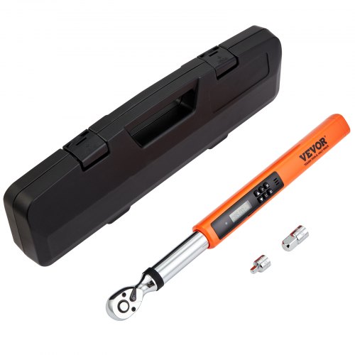 VEVOR digital momentnyckel, 3/8" driven elektronisk momentnyckel, momentnyckelsats 3,7-37ft.lb/5-50n.m vridmomentområde Noggrann till ±2 %, 3-läges justerbar momentnyckelset med LED-summerkalibrering