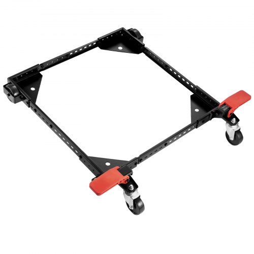 VEVOR Mobil bas, 227 kg viktkapacitet, justerbar från 30 x 30 cm till 91 x 91 cm, kraftigt universellt mobilt basstativ med svängbara hjul, för träbearbetningsutrustning, bandsåg, elverktyg, maskiner