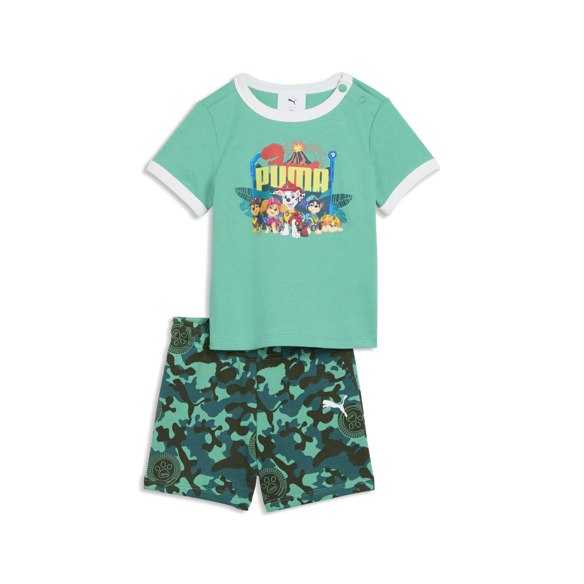 PUMA x PAW PATROL Minicats Trainingsanzug Baby, Accessoires, Grün, 1-2Y
