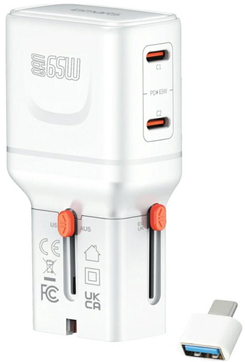 4Smarts 4smarts Weltreiseadapter Nomad Pocket 65W, weiß