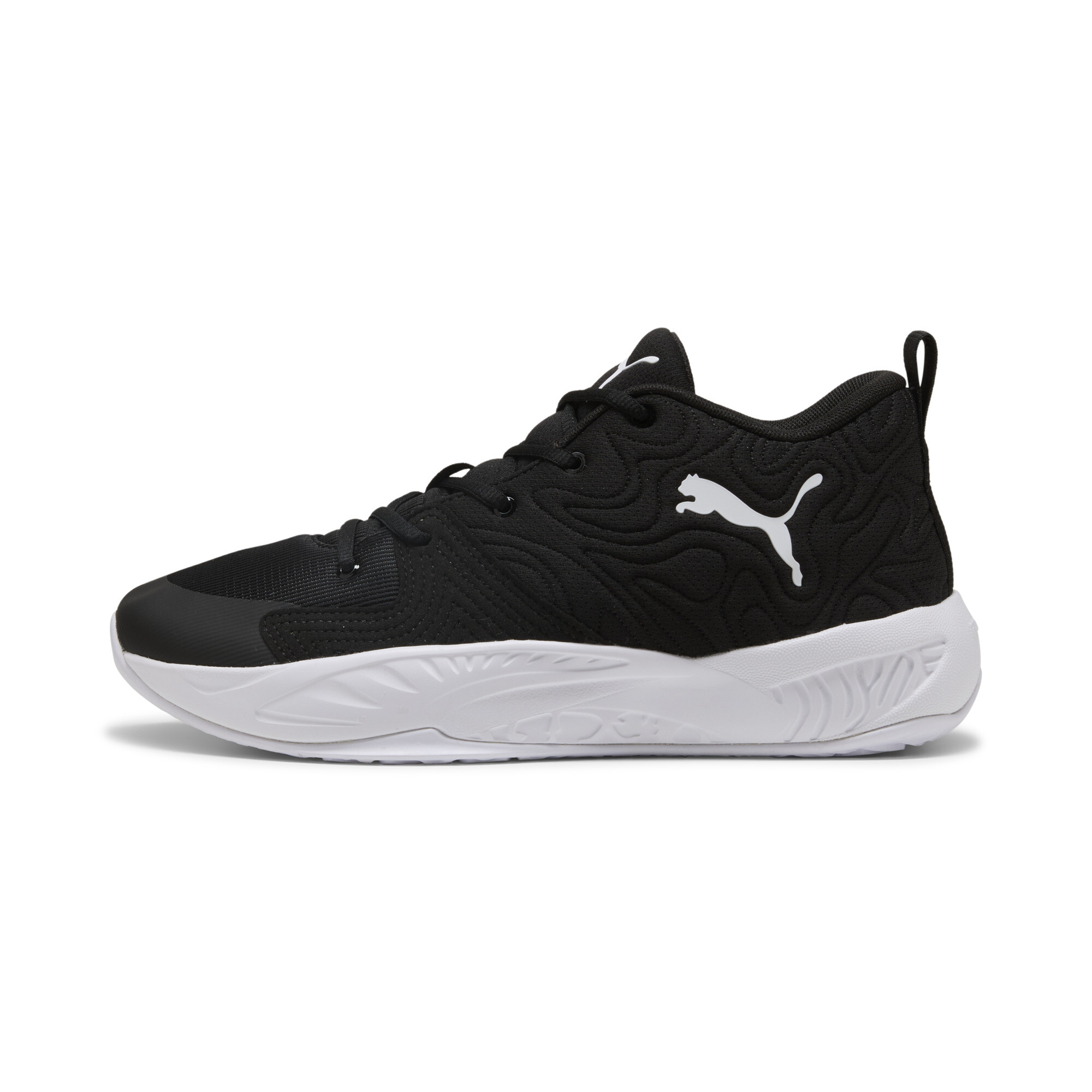 PUMA Court Pro 3 Mid Basketballschuhe Unisex, Schuhe, Schwarz, 46