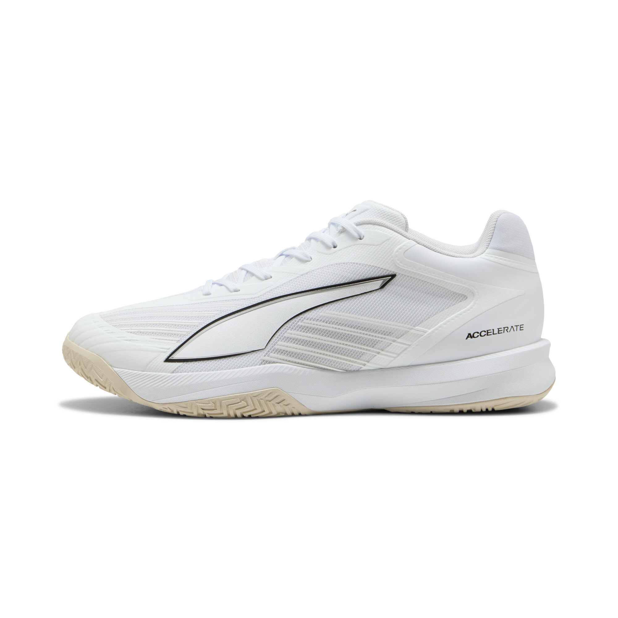 PUMA Accelerate Turbo 5 Handballschuhe Unisex, Schuhe, Weiß, 42