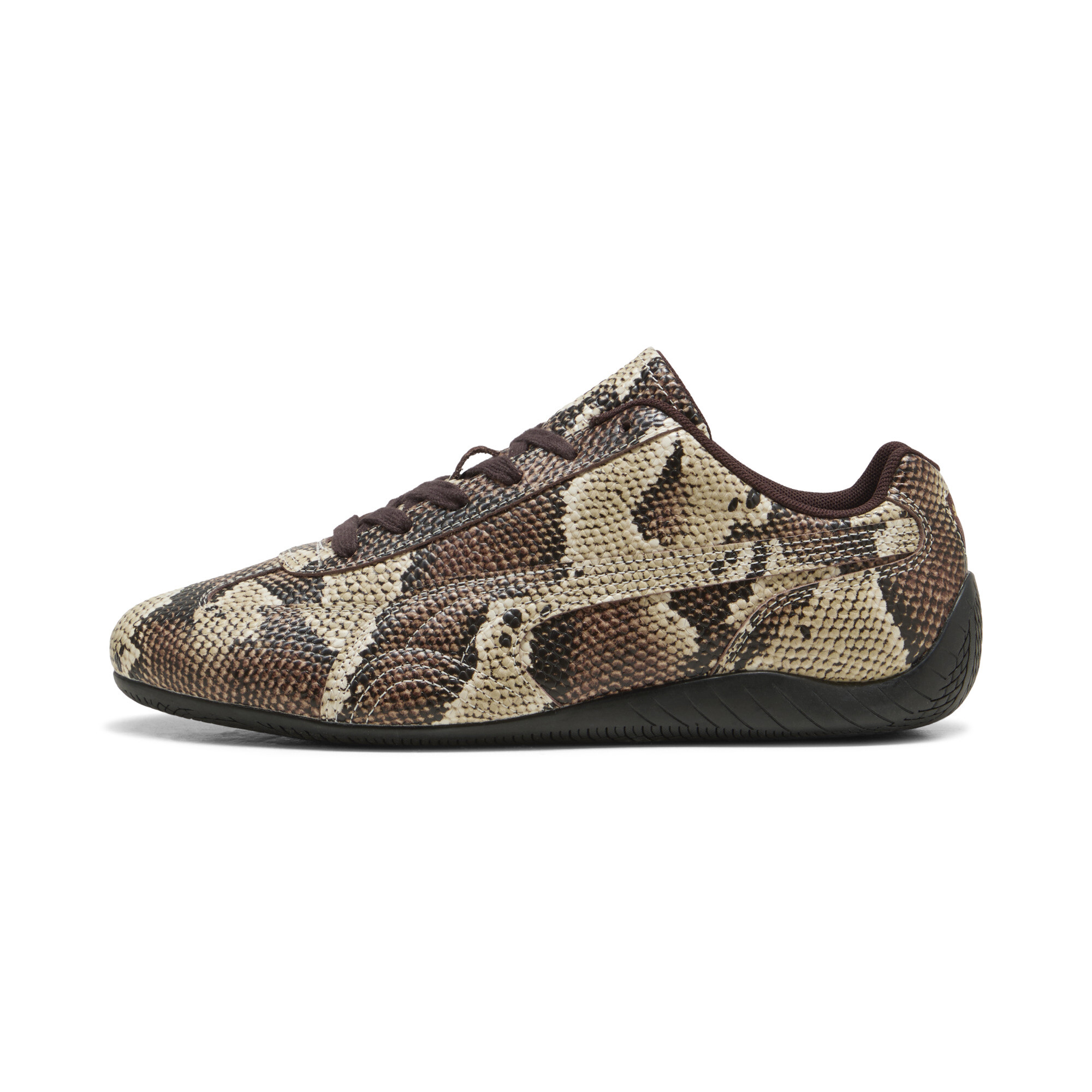 PUMA Speedcat Snake Print Sneakers Unisex, Schuhe, Braun, 37.5