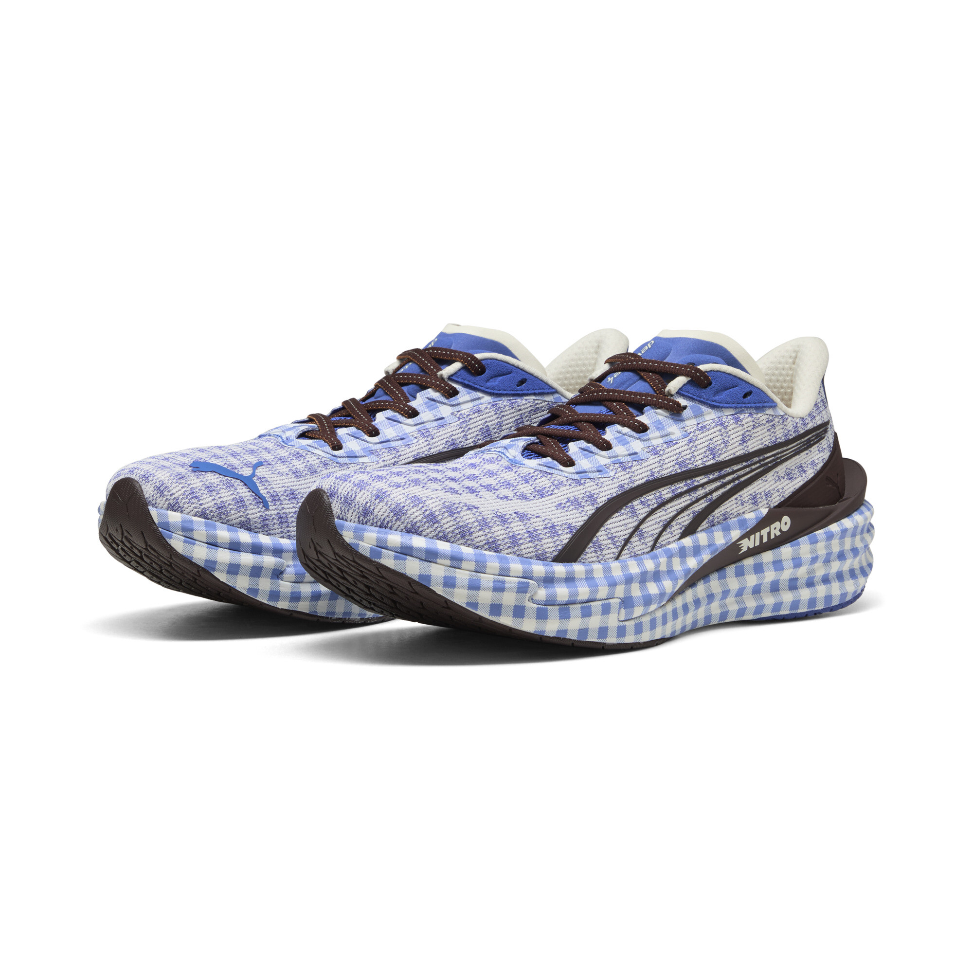 PUMA Deviate NITRO™ 4 Check Laufschuhe Herren, Accessoires, Blau, 41
