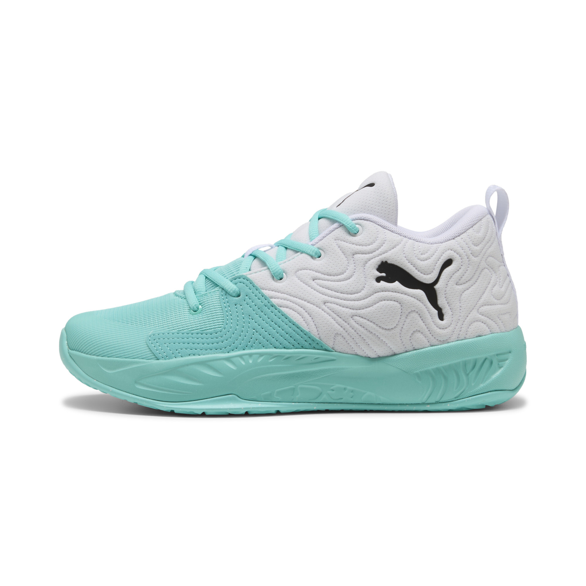 PUMA Court Pro 3 Mid Basketballschuhe Unisex, Schuhe, Weiß, 38.5