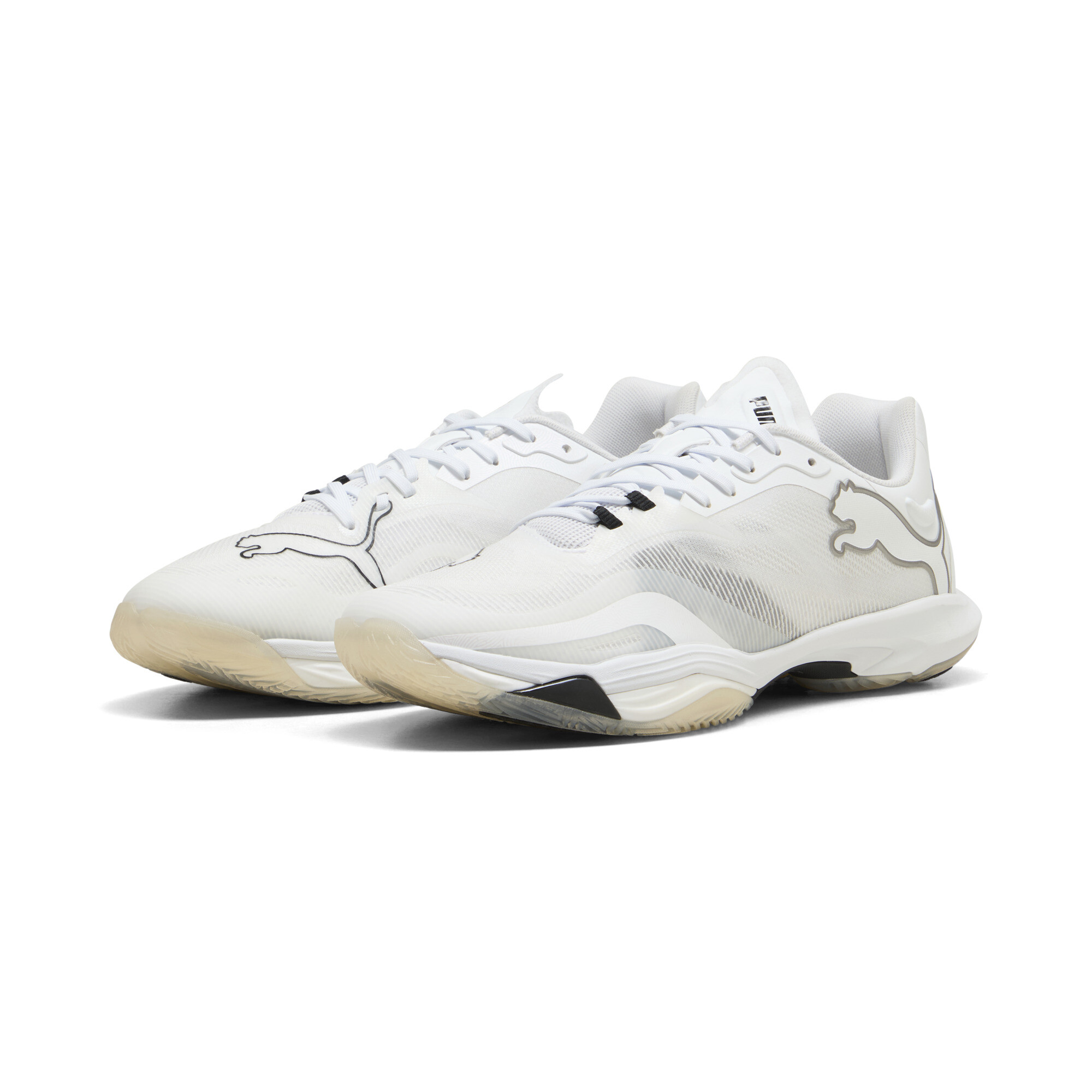 PUMA Vantage NITRO™ 2 Hallenschuhe Unisex, Accessoires, Weiß, 43