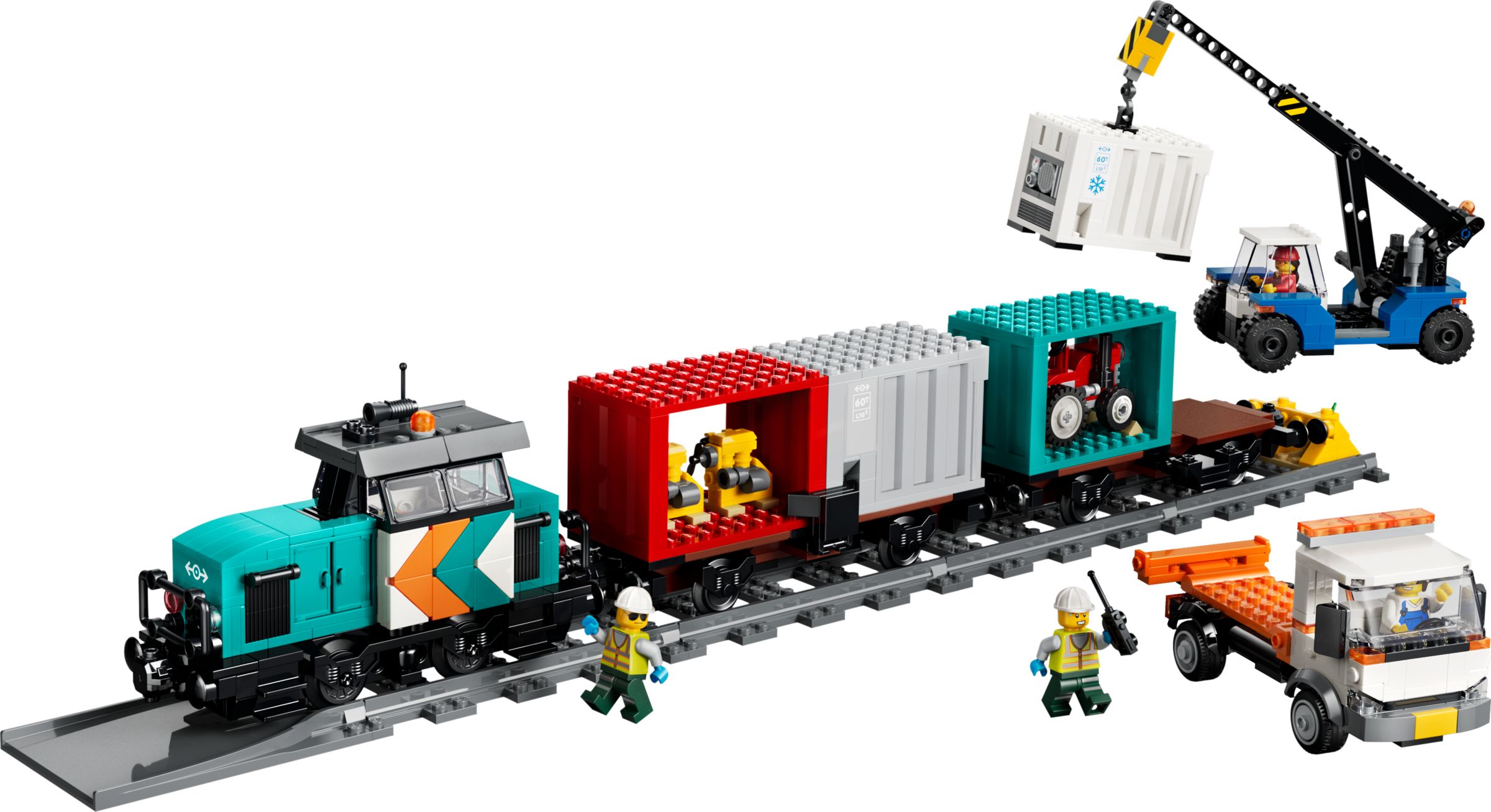 Harbor Freight Train with Crane & Truck