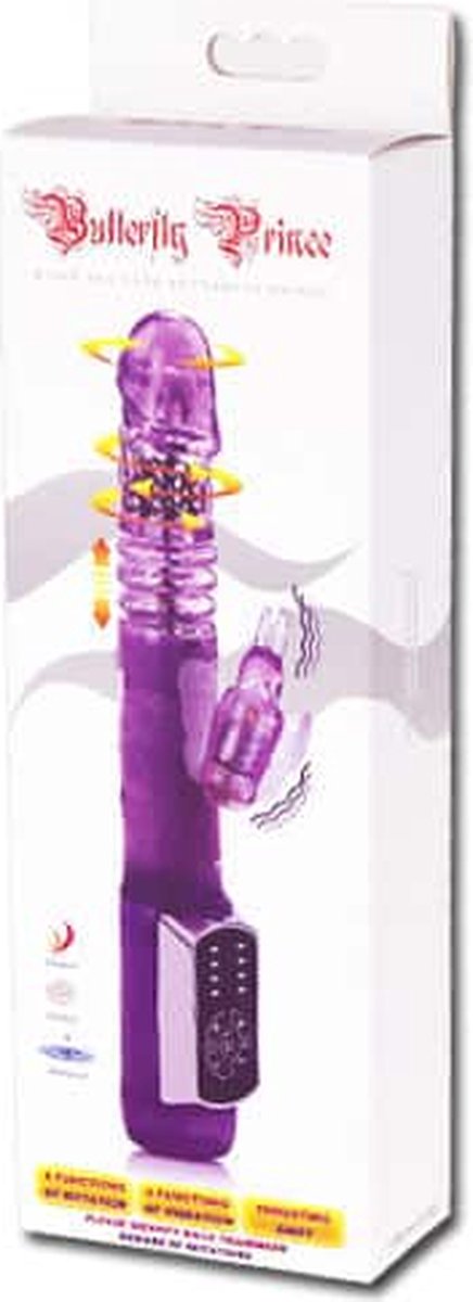Baile Butterfly Prince Vibrador Conejito 23 Cm