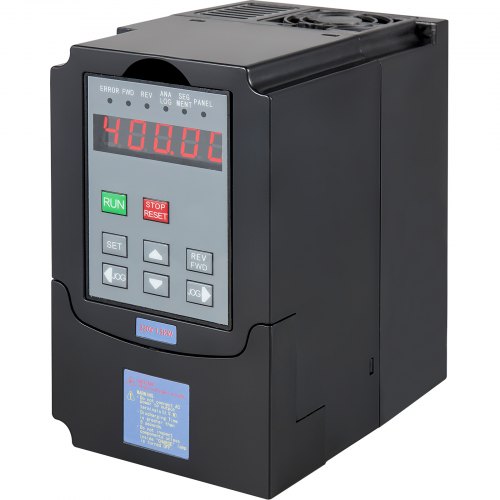 VEVOR Variabel Frekvensdrivare 5,5 kW VFD-drivning 220 V Variabel Frekvensdrivning Växelriktare Sparar frekvens Automatisk Funktion med 1- eller 3-fas Ingång och 3-fas Utgång för Spindelmotorns Varvtalsreglering