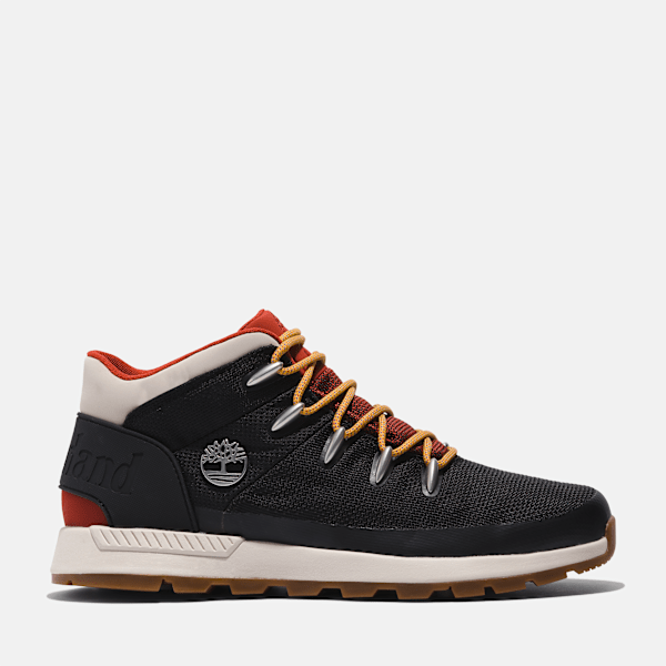 Timberland - Sneaker Impermeabile Sprint Trekker Mid da Uomo in nero, Uomo, nero, Taglia: 44