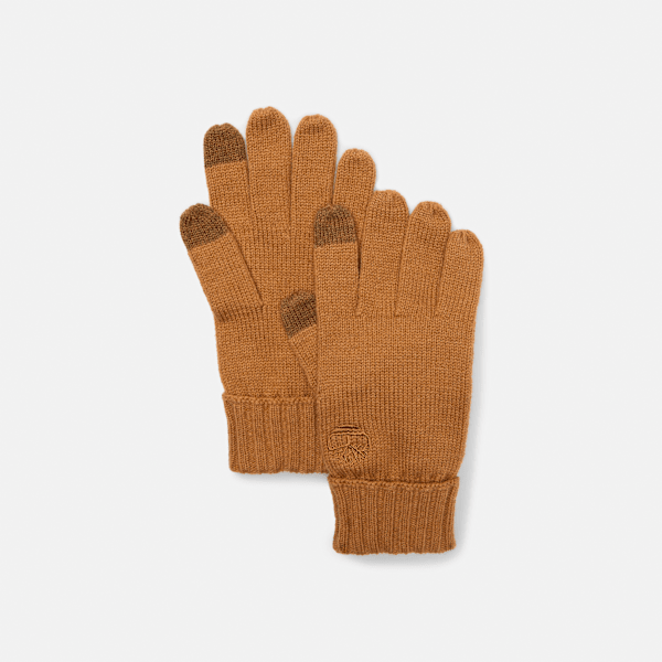 Timberland - Guanti in Maglia a Coste in giallo, Uomo, giallo