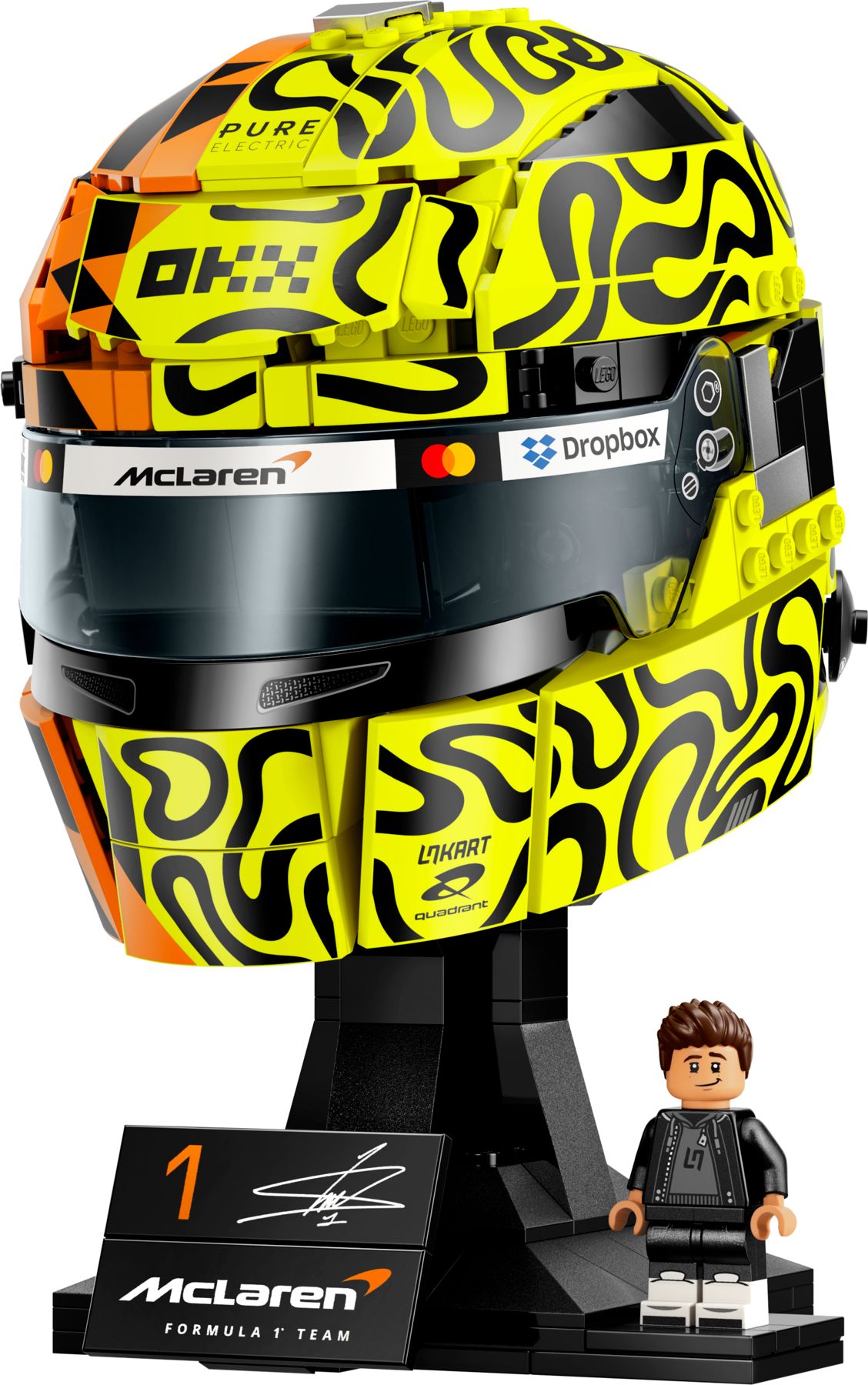 Casco di Lando Norris McLaren Mastercard F1 Team