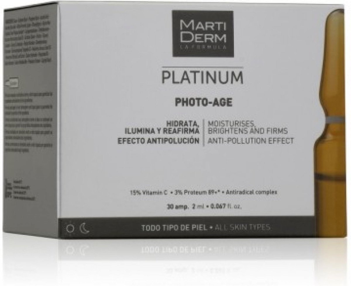 Martiderm Gesicht Platinum Photo-Age HA+ Straffende Behandlung - Antioxidans
