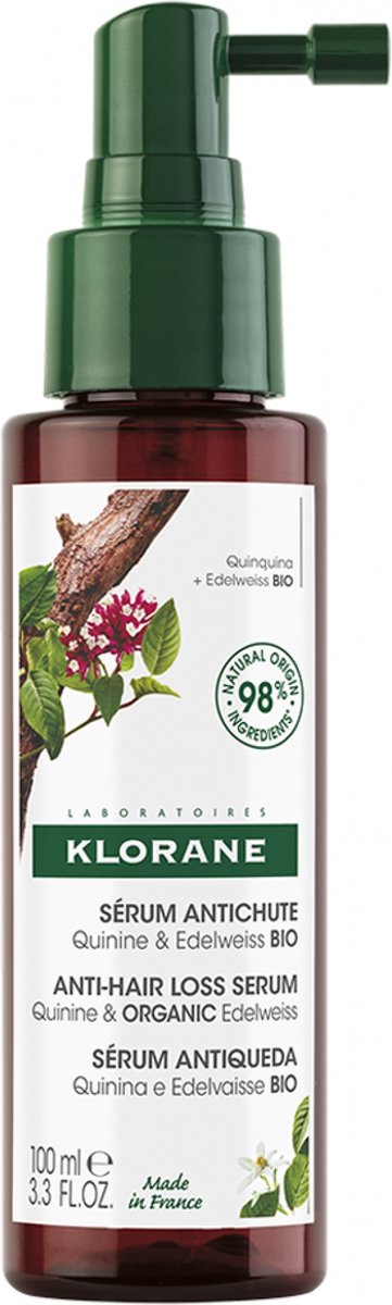 Klorane Anti-Haarausfall-Behandlung Quinine and Edelweiss BIO anti-hair loss serum