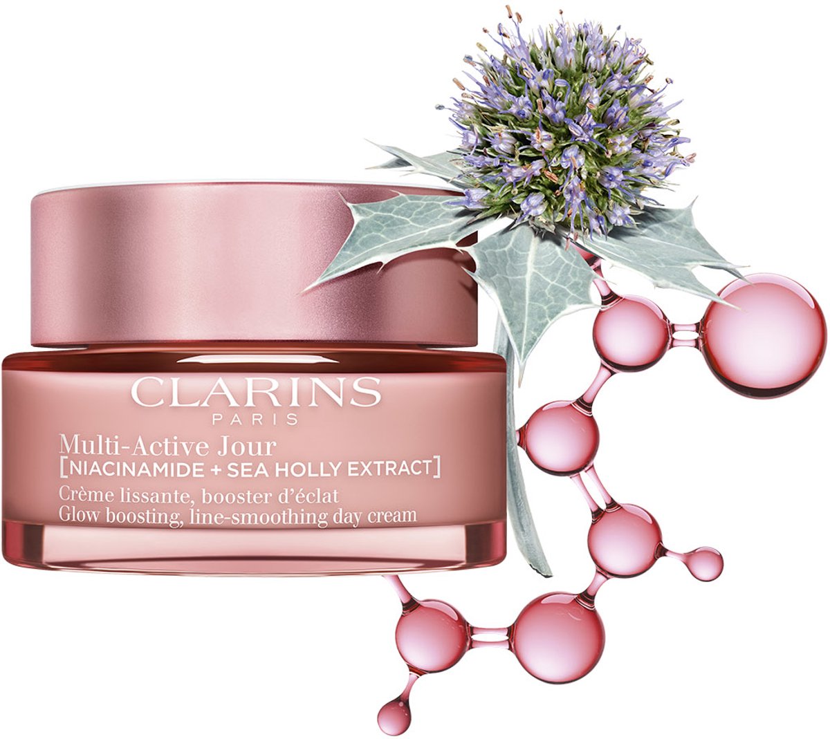 Clarins Damen Gesichtspflege Multi-Active Jour Glättende und verschönernde Creme - Alle Hauttypen