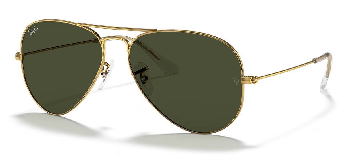 Ray-ban Unisex-Sonnenbrille Rb3025 aviator large metal l0205 gold grey green