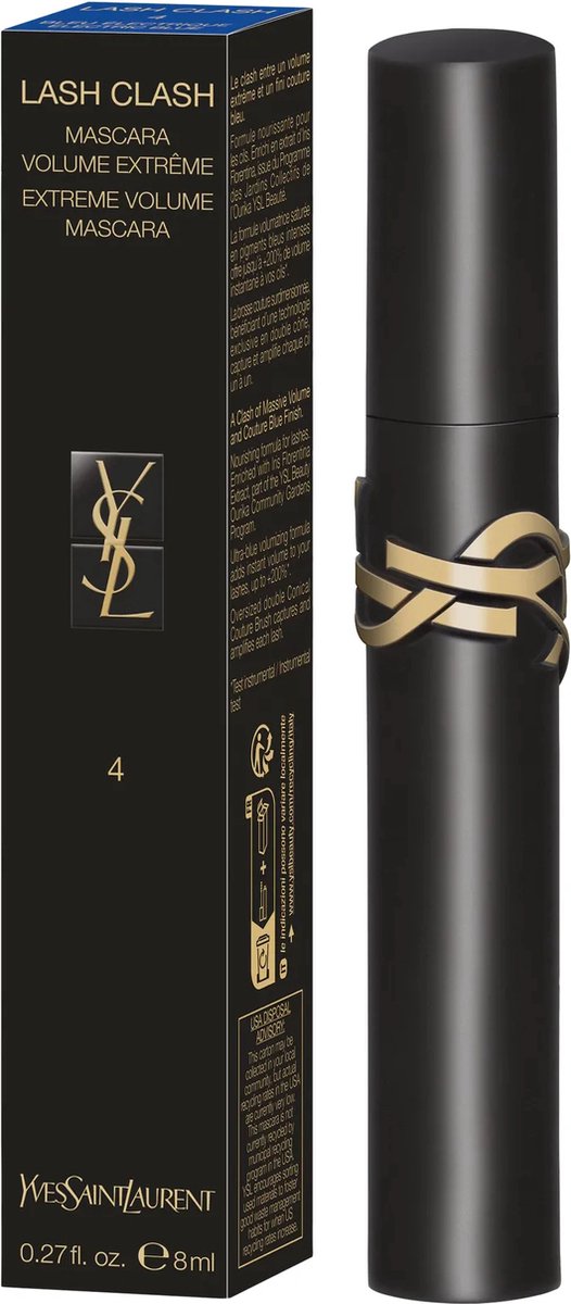 Yves Saint Laurent Mascara Lash Clash Extreme Volume Mascara Wimperntusche 04 BLUE