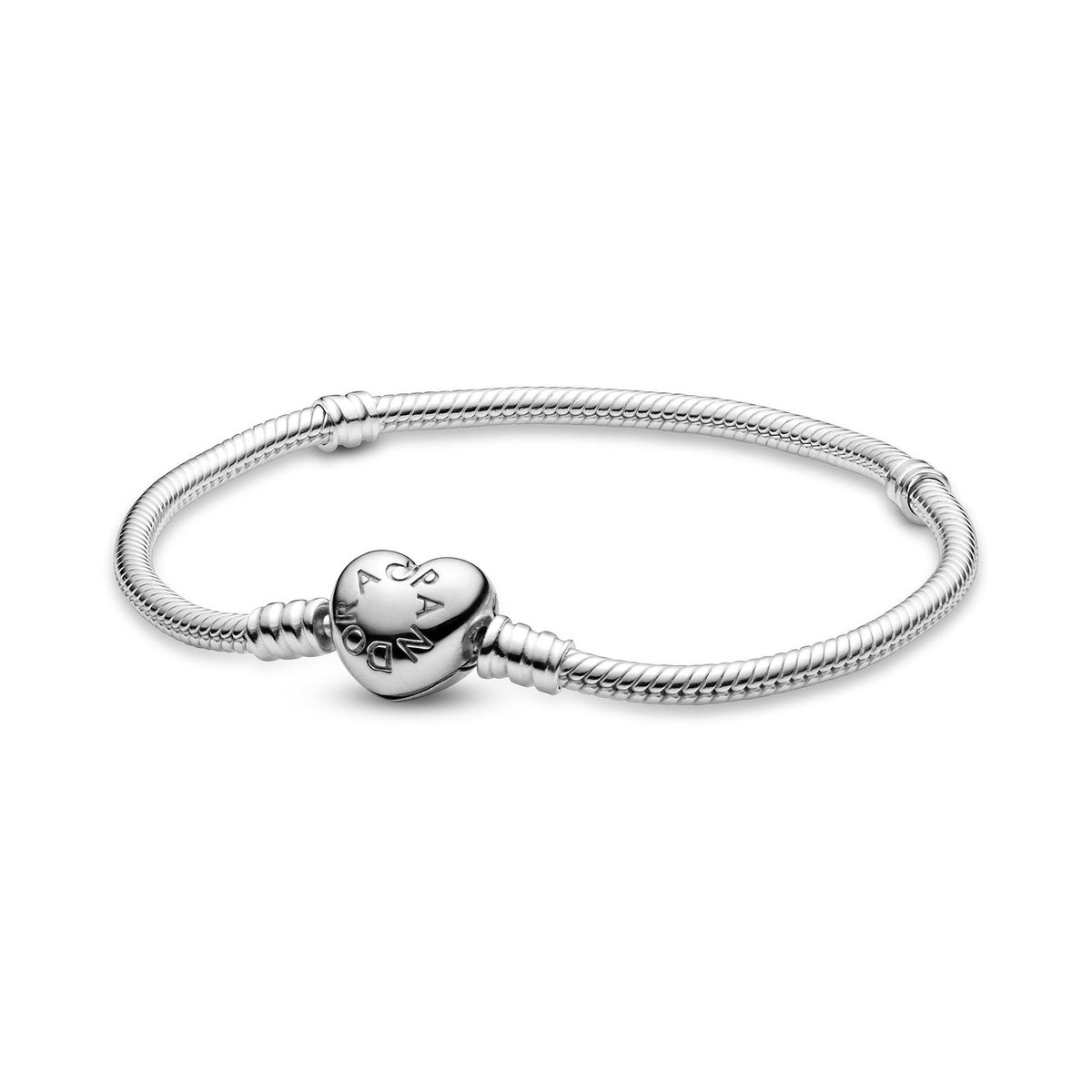 Pandora Armbänder Moments Schlangenkettenarmband mit Herzverschluss 59071916