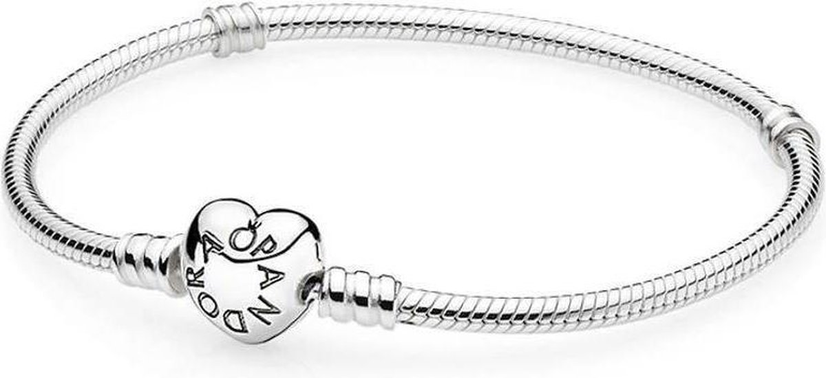 Pandora Armbänder Moments Schlangenkettenarmband mit Herzverschluss 59071916