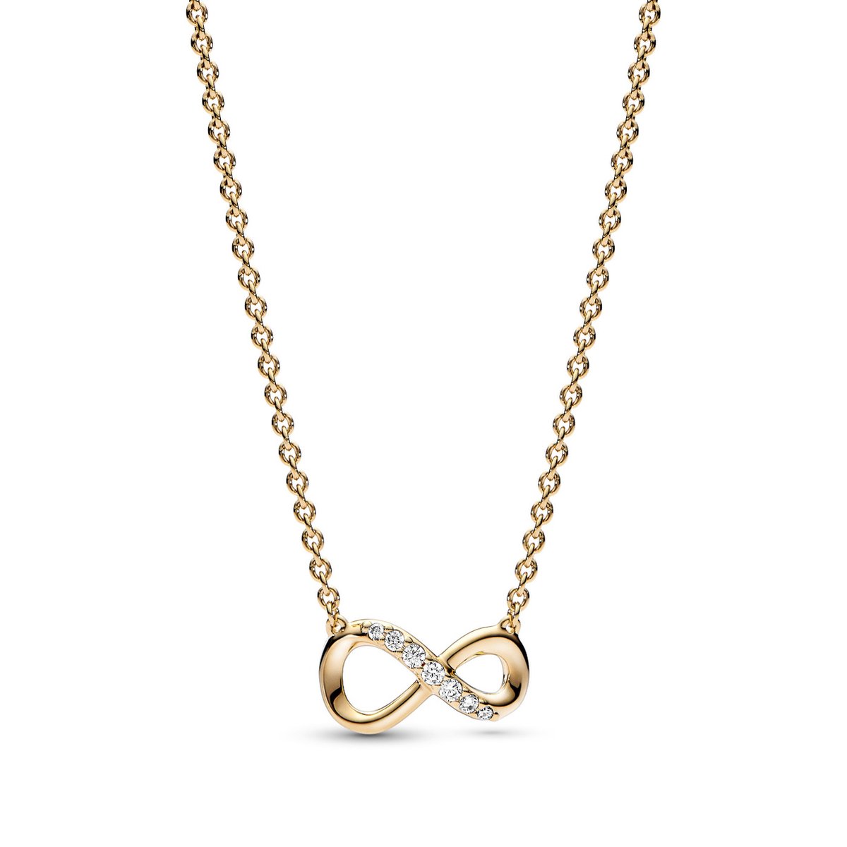 Pandora Halsketten Glänzende Infinity-Halskette 368821C01