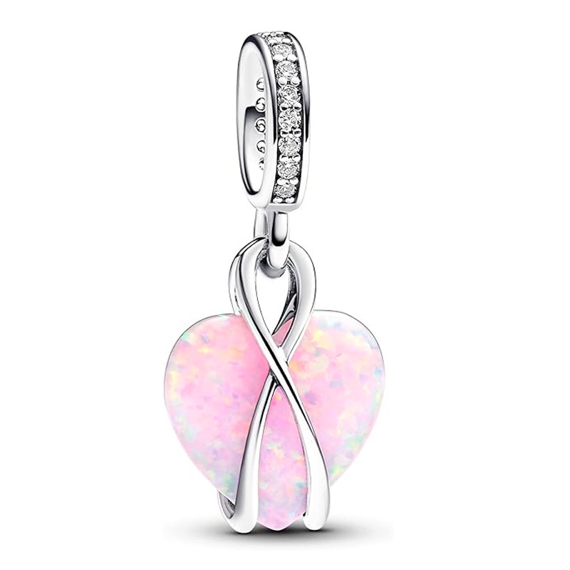 Pandora Charms Charm-Anhänger „Mom Opalescent Heart“ 793202C01