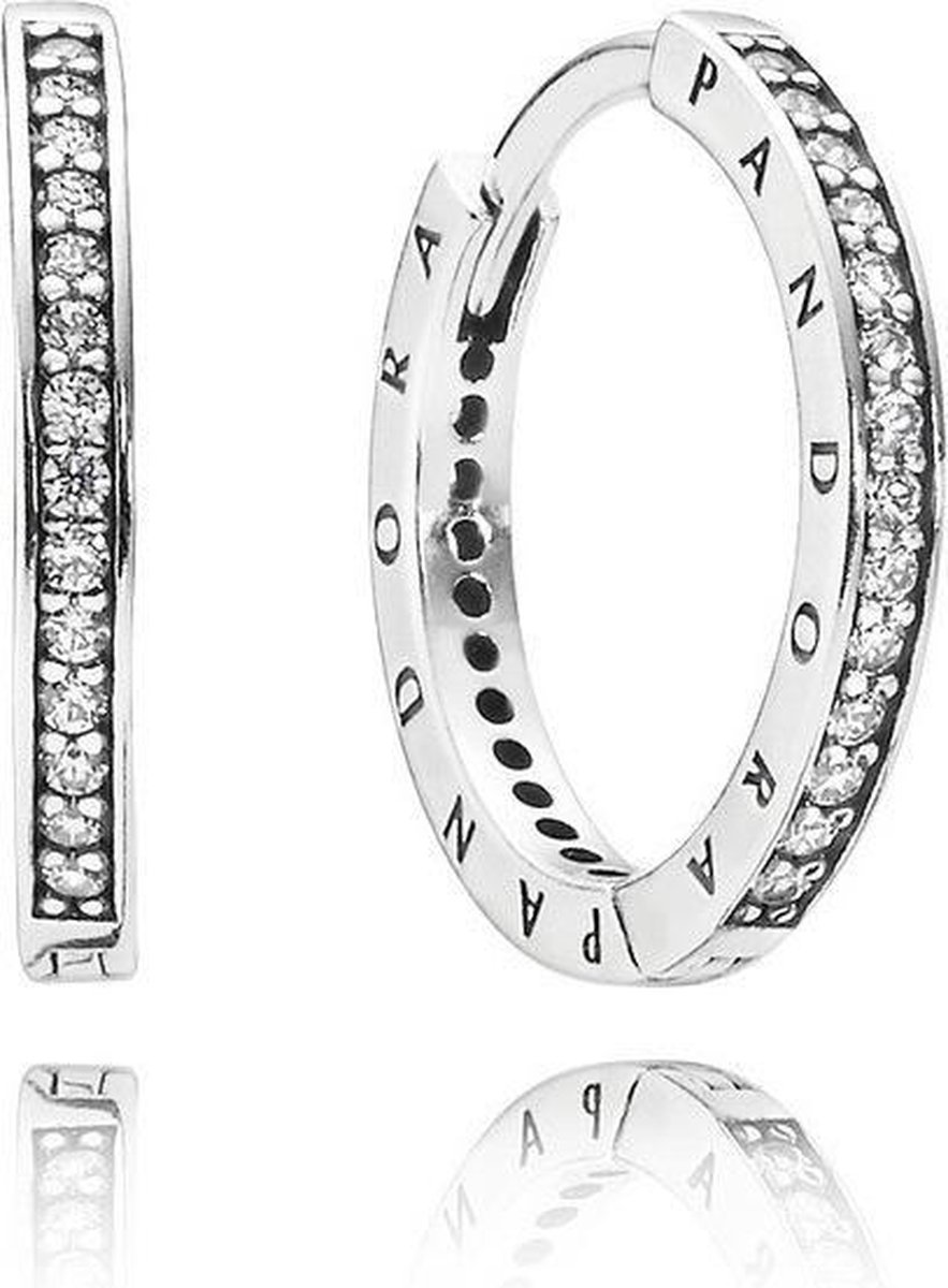 Pandora Ohrringe Pandora-Logo-Ohrringe 290558CZ