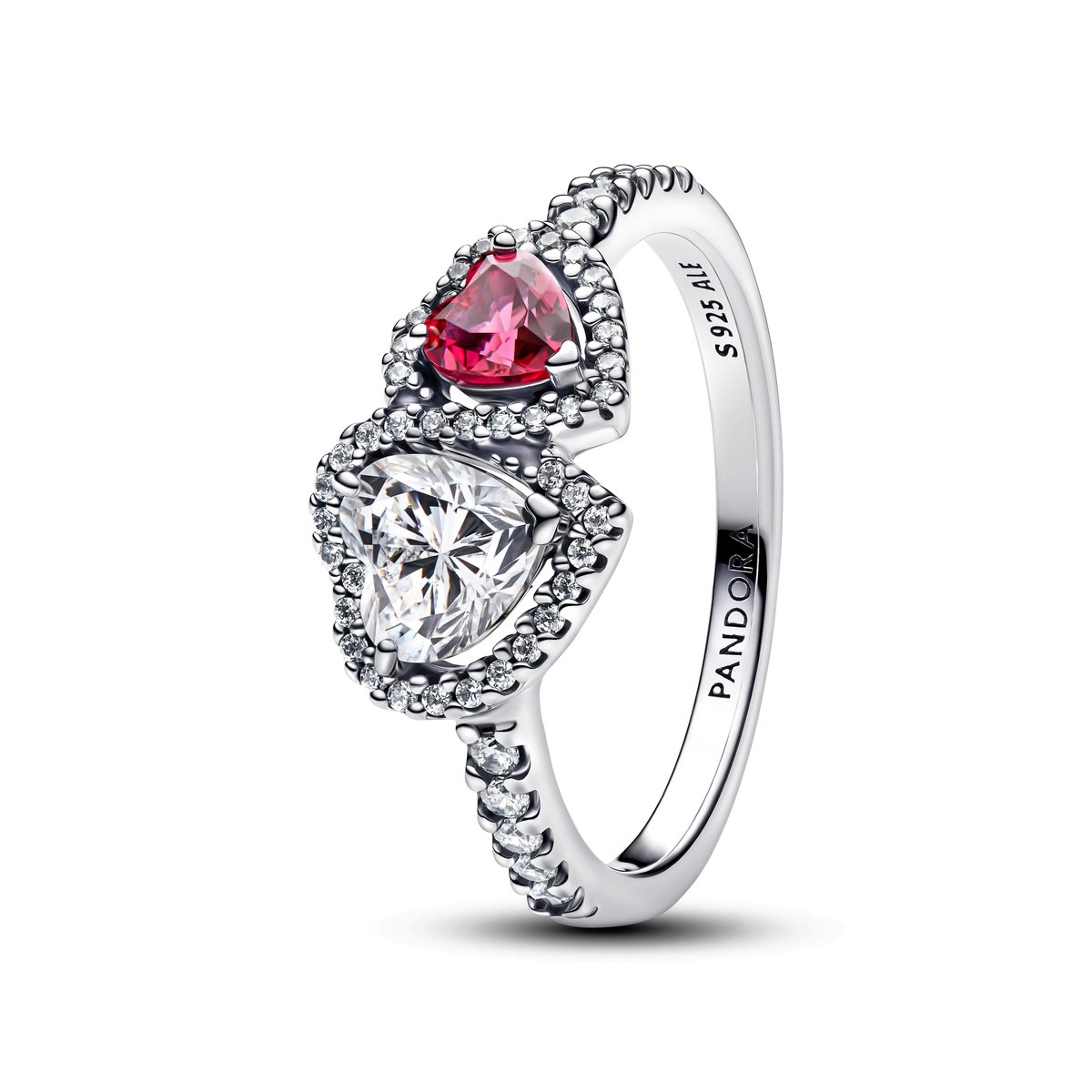 Pandora Ringe Halo-Herzen-Ring 193662C01
