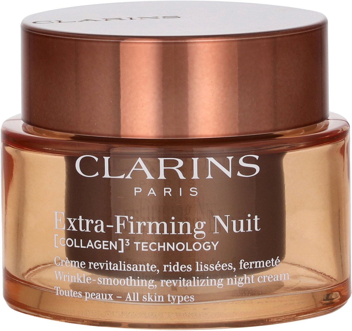 Clarins Damen Gesichtspflege Extra-Firming Nuit Creme mit Lifting-Effekt - Alle Hauttypen
