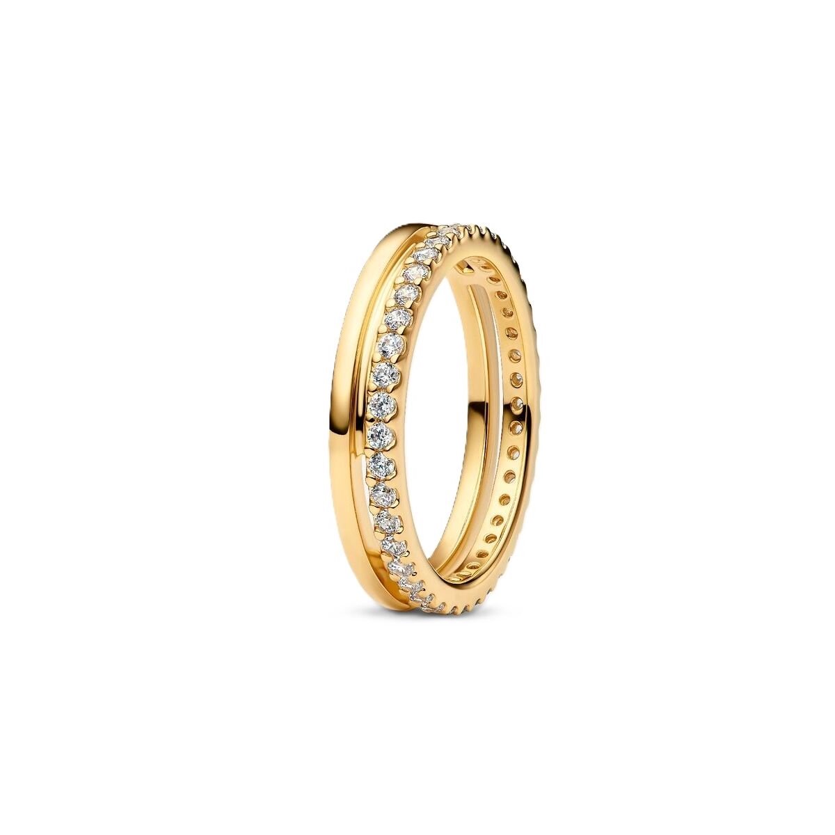 Pandora Ringe Double Band Ring 163799C01