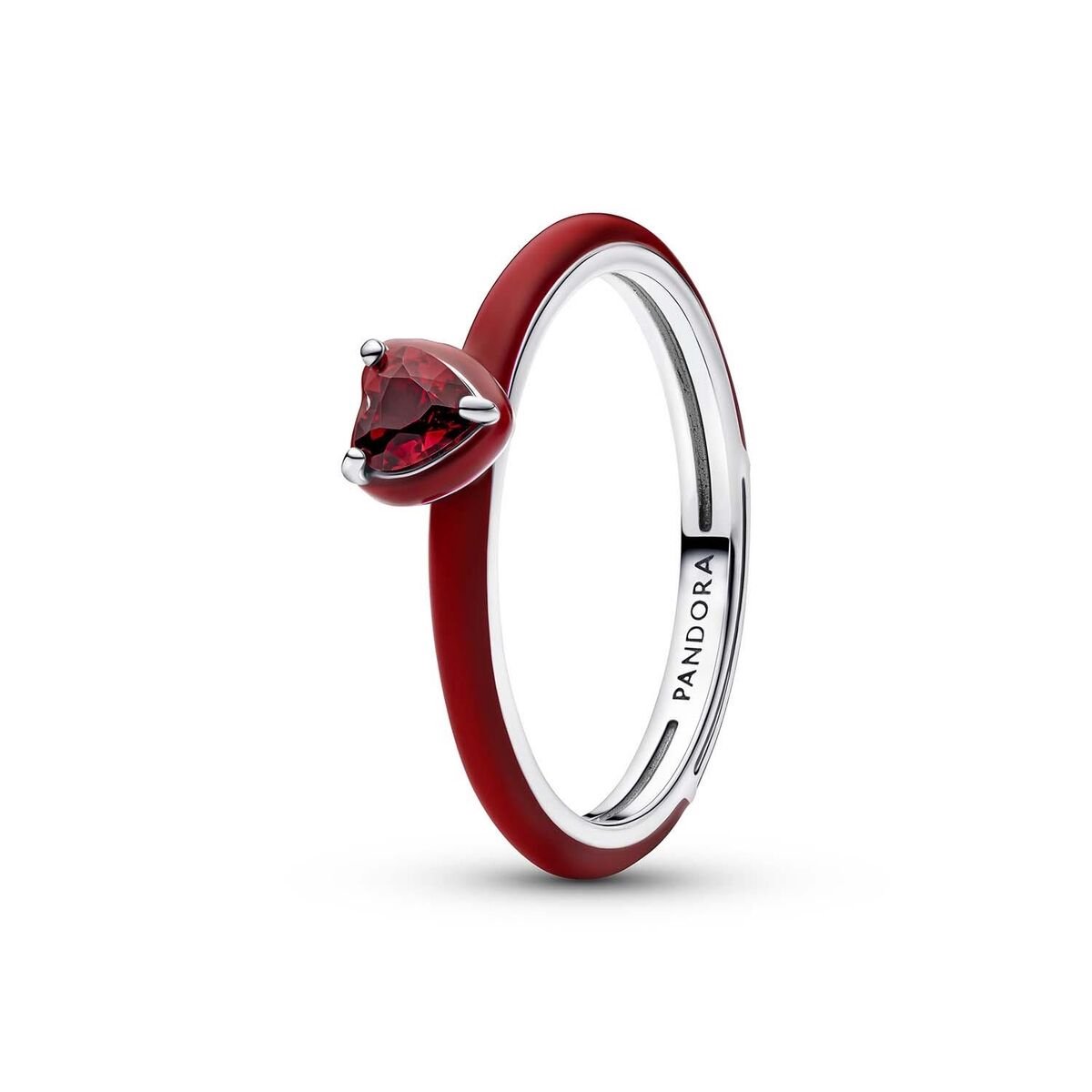 Pandora Ringe Roter Chakra-Herzring 193088C05