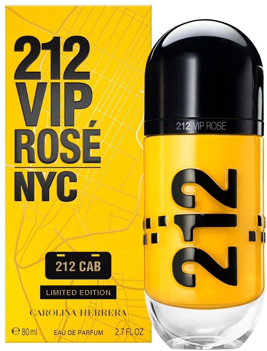 Carolina Herrera 212 VIP Rosé Eau de Parfum Cab - 80 ML Eau de Parfum Damen Parfum