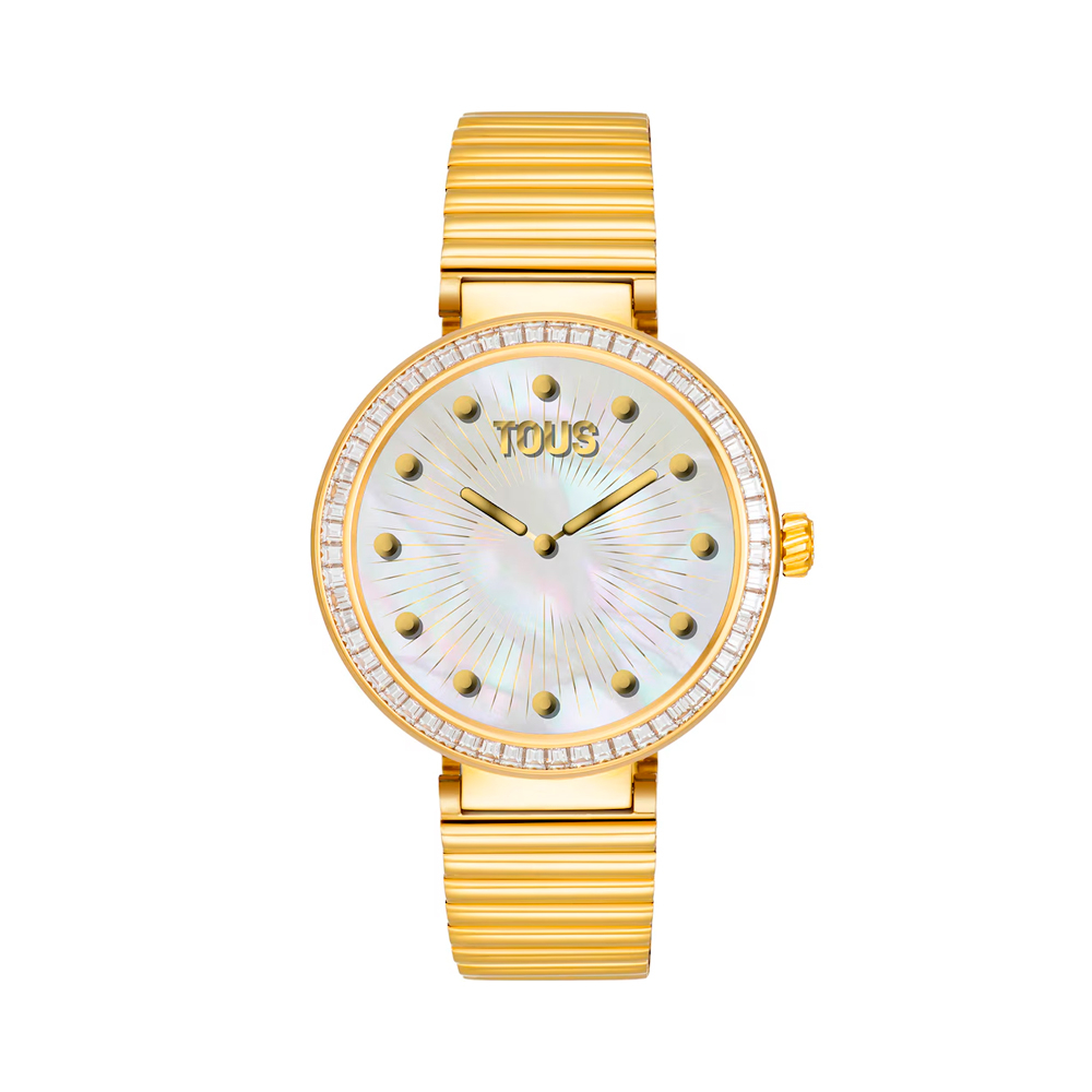 Tous Damenuhren S-CONNECT Smartwatch mit Stahlarmband und Zirkonia