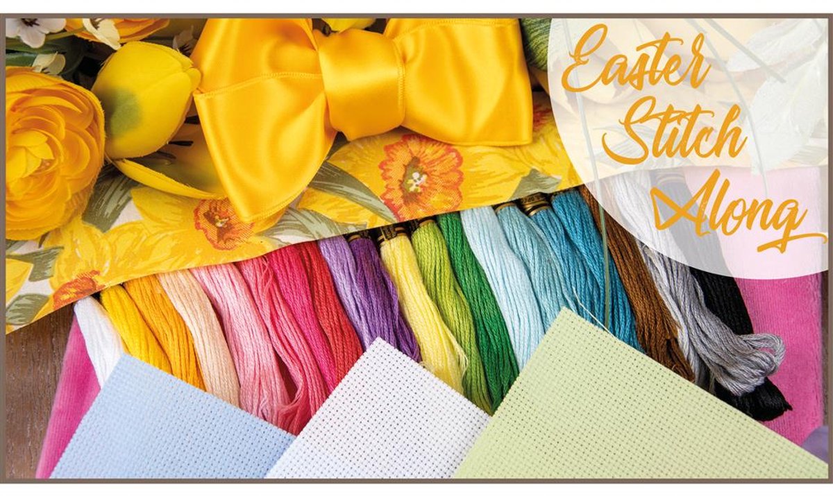 Stickpackung Dekoration Secret Stitch Ostern und Frühling