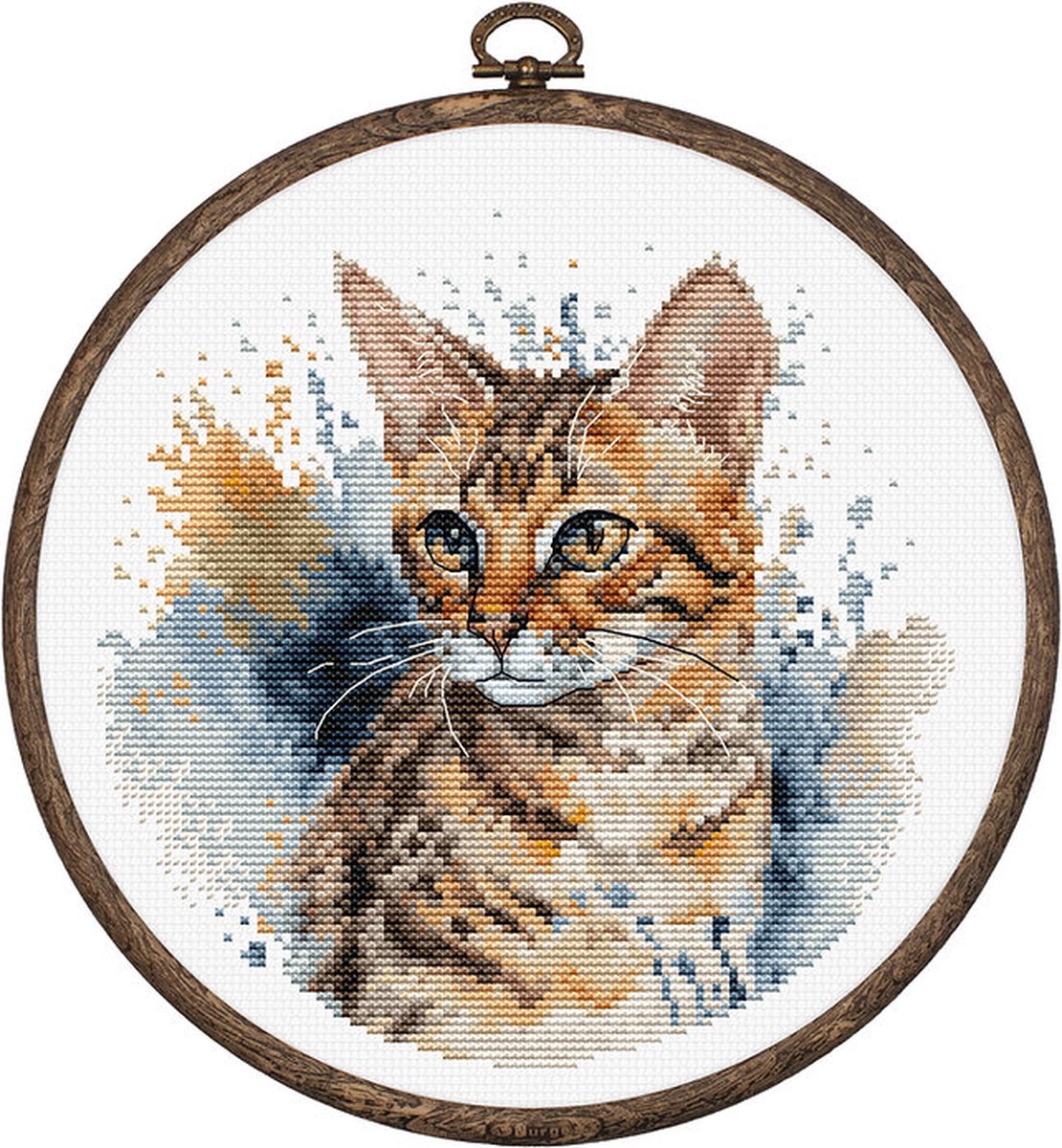 Stickpackung Bild Katze