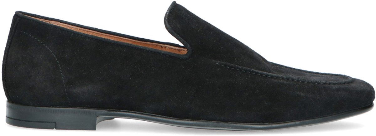 Schwarze Veloursleder-Loafer