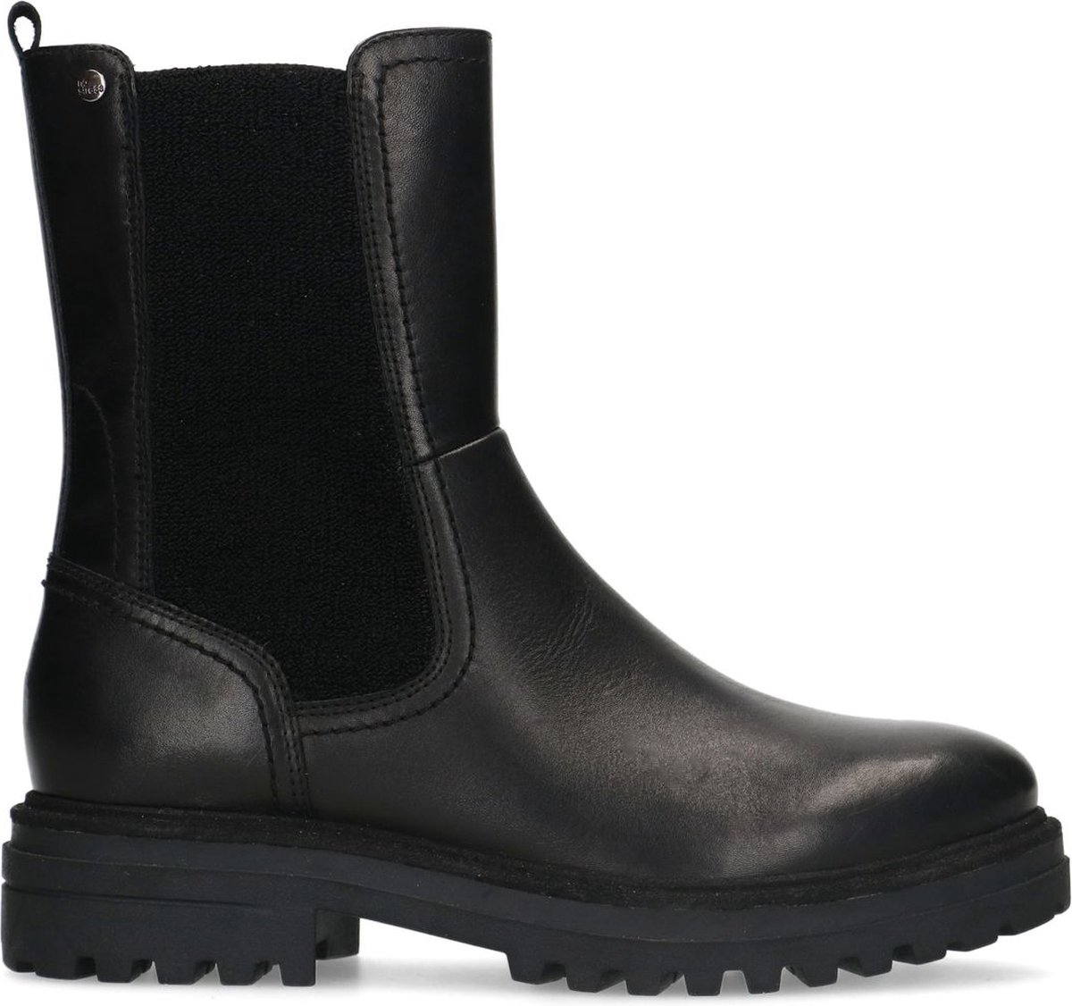Schwarze Chelsea Boots aus Leder