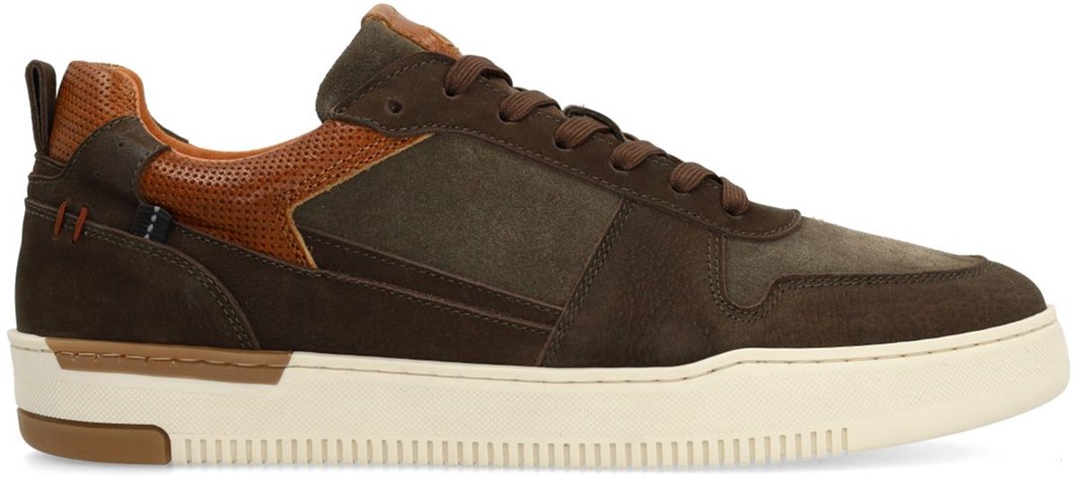 Grüne Nubuk-Sneaker