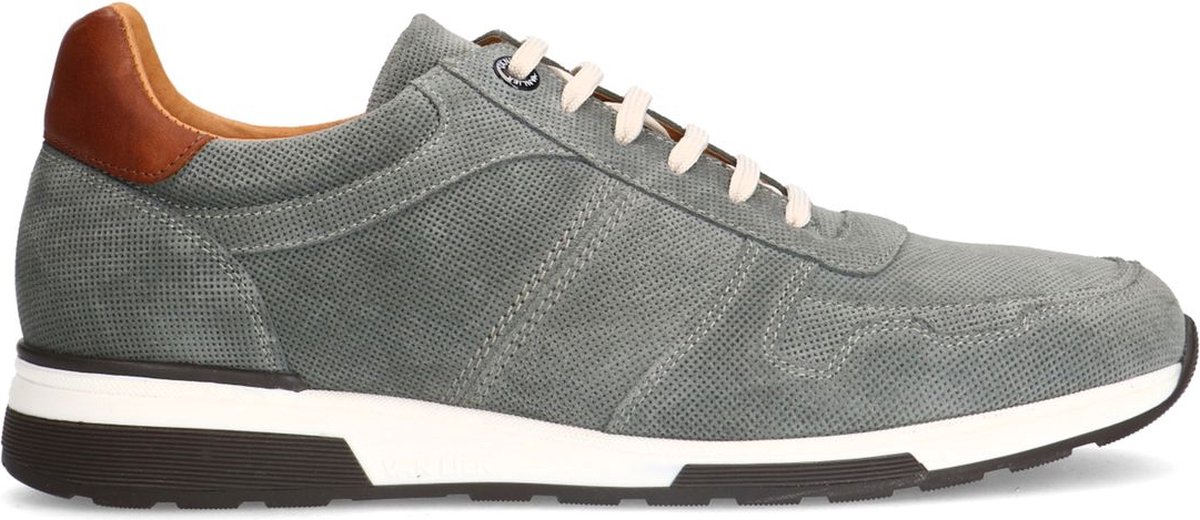 Graue Nubuk-Sneaker